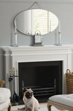 Liberty Scalloped Edge Oval Wall Mirror