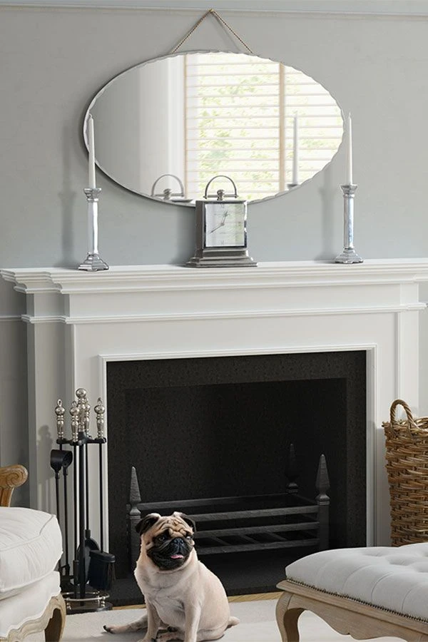 Liberty Scalloped Edge Oval Wall Mirror 3 Liberty Scalloped Edge Oval Wall Mirror