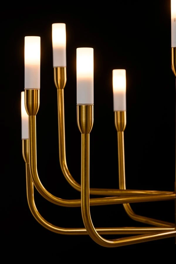 Gracia Twelve Light Pendant Brass 7 Gracia Twelve Light Pendant Brass - Image 5