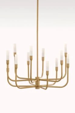 Gracia Twelve Light Pendant Brass