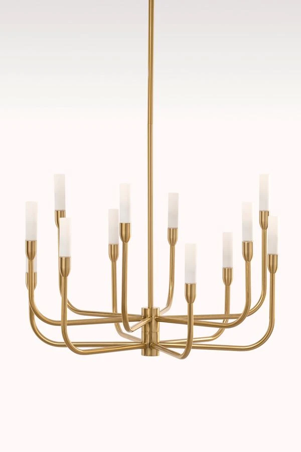 Gracia Twelve Light Pendant Brass 3 Gracia Twelve Light Pendant Brass