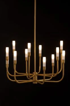 Gracia Twelve Light Pendant Brass 12 Gracia Twelve Light Pendant Brass -Furniture Sale Store gracia light on web