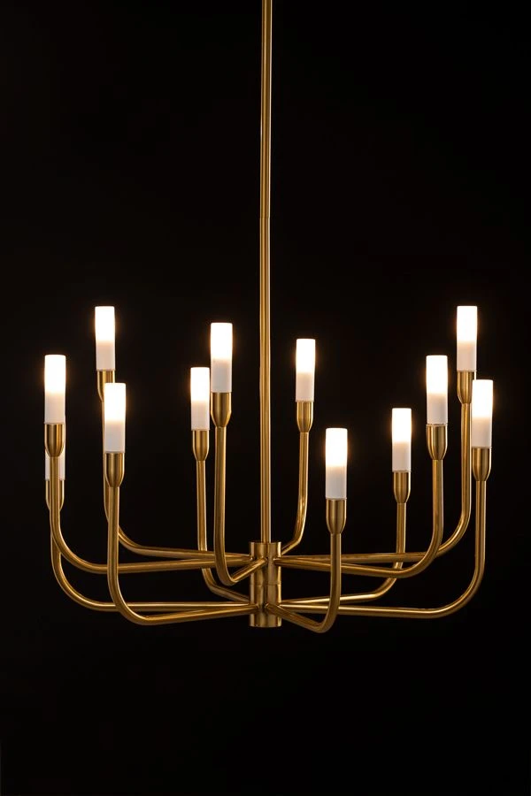 Gracia Twelve Light Pendant Brass 5 Gracia Twelve Light Pendant Brass - Image 3