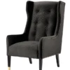 Grayson Armchair Black – Brushed Gold 1 Grayson Armchair Black – Brushed Gold -Furniture Sale Store grayson1 armchair black fro