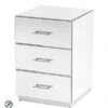 Harper Mirrored Side Table – Silver Details -Furniture Sale Store harper bedside silver cutout ss web