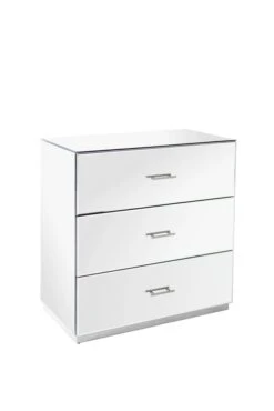 Harper Mirrored Chest Of Drawers – Silver Details -Furniture Sale Store harper chest silver webready