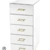 Harper Mirrored Tallboy – Champagne Gold Details -Furniture Sale Store harper tallboy champagne cutout web