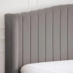 Harrison Storage Bed - Dove Grey 8 Harrison Storage Bed - Dove Grey -Furniture Sale Store harrison bed headboard dove grey web