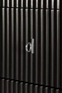 Heidi Black Chest Of Drawers Brass/Silver -Furniture Sale Store heidi black silver detail 2 web