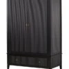 Heidi Black Wardrobe Brass/Silver 2 Heidi Black Wardrobe Brass/Silver -Furniture Sale Store heidi wardobe black brass 1 web