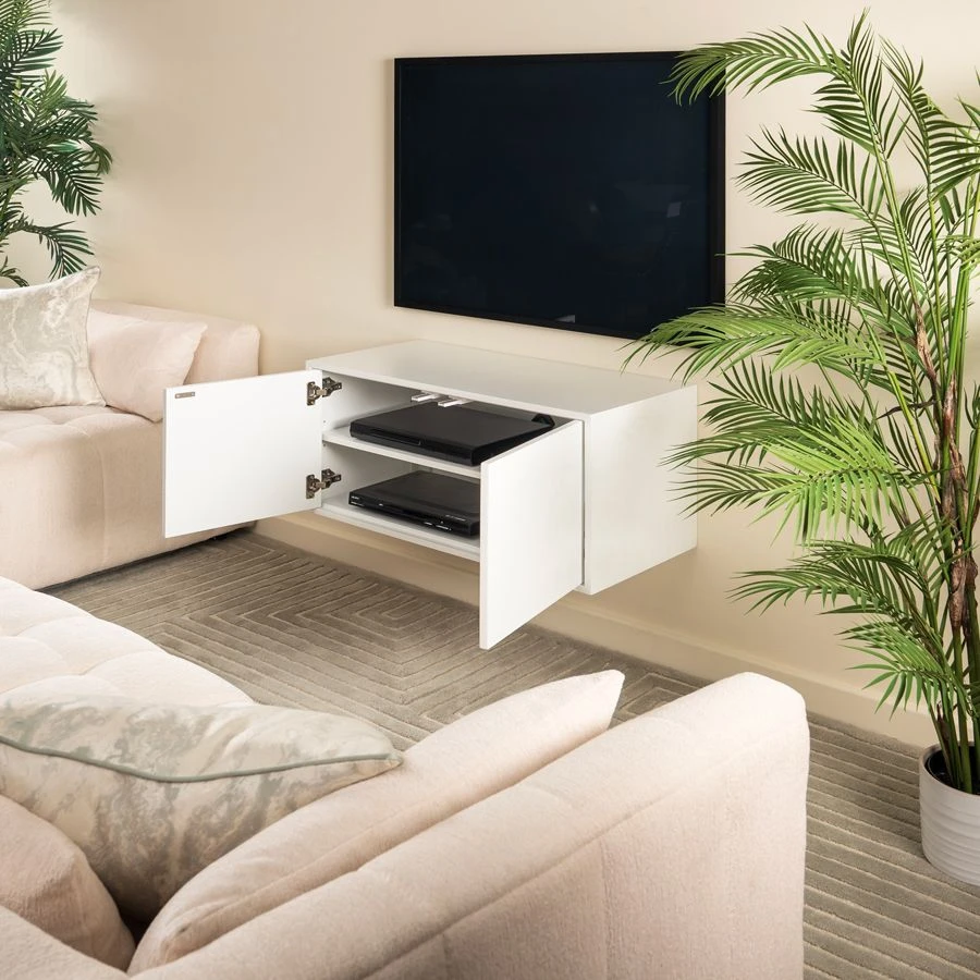 Inga White Floating Sideboard 6 Inga White Floating Sideboard - Image 4