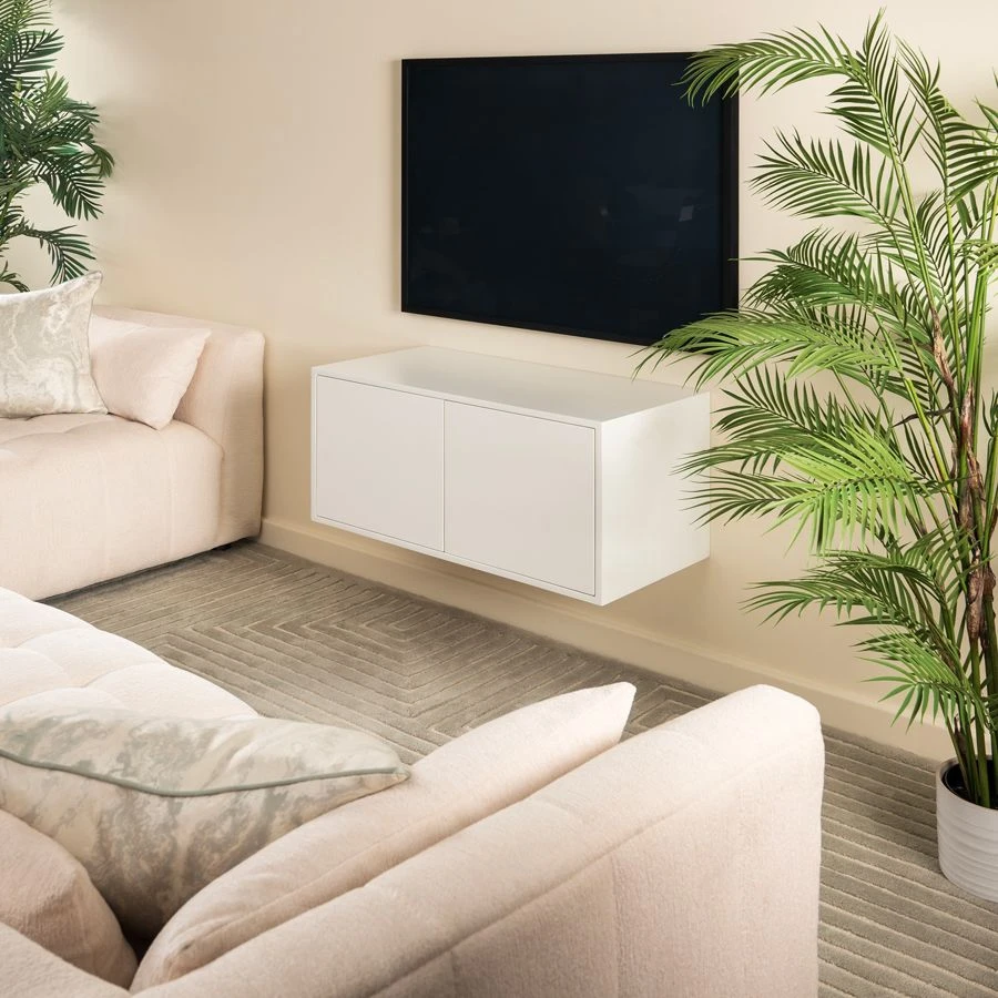 Inga White Floating Sideboard 4 Inga White Floating Sideboard - Image 2