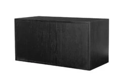 Set Of 2 Inga Black Oak Floating Sideboards -Furniture Sale Store inga sideboard black cutout 1 web 1