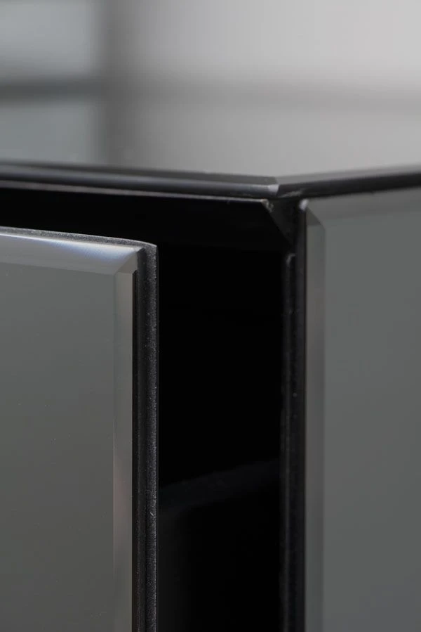 Inga Smoked Mirror Floating Bedside Table 5 Inga Smoked Mirror Floating Bedside Table - Image 3