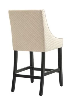 Chatsworth Counter Stool – Chalk Diamond -Furniture Sale Store j 2156 chatsworth counter stool ivory black leg 5 web