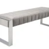 Judd Bench Silver - Dove Grey 1 Judd Bench Silver - Dove Grey -Furniture Sale Store judd bench dove grey mirror silver cutout3 web