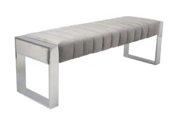 Judd Bench Silver - Dove Grey