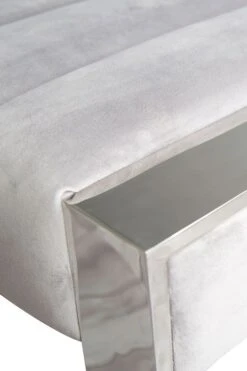 Judd Bench Silver - Dove Grey 8 Judd Bench Silver - Dove Grey -Furniture Sale Store judd bench dove grey mirror silver detail1 web