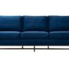 Kenza Three Seat Sofa – Blue 1 Kenza Three Seat Sofa – Blue -Furniture Sale Store kenza sofa blue brass cu1 web