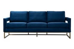 Kenza Three Seat Sofa – Blue