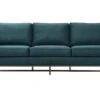 Kenza Three Seat Sofa – Peacock -Furniture Sale Store kenza three seat sofa brass peacock cutout 01 web 1
