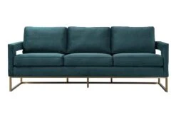 Kenza Three Seat Sofa – Peacock