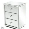Knightsbridge Mirrored Bedside Table -Furniture Sale Store knightsbridge bedside cutout ss web