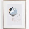 Lunar Rock No.1 Wall Art - Brass Frame 2 Lunar Rock No.1 Wall Art - Brass Frame -Furniture Sale Store ko20 01 lunar rock no.1 brass cutout 01 web 1