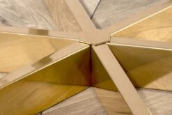 Kronos Brass Dining Table And Six Watson Storm Grey Chairs -Furniture Sale Store kronos dining table jj brass cutout 03 web 1