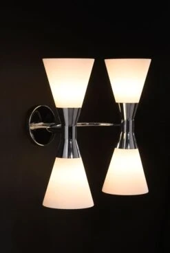 Camille Double Wall Light Chrome -Furniture Sale Store l 200 camille double wall light chrome on web