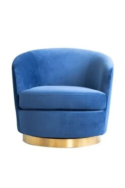 Melville Swivel Chair Navy- Brass Base 9 Melville Swivel Chair Navy- Brass Base -Furniture Sale Store l114 melville swivel chair navy cutout2 web