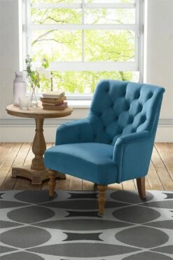 Laterna Armchair - Aegean Blue -Furniture Sale Store laterna433aegean web