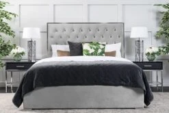 Lavinia Storage Bed Platinum Grey