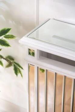 Leonore Standard Mirrored Radiator Cover -Furniture Sale Store leonore radiator detail 1 web 2