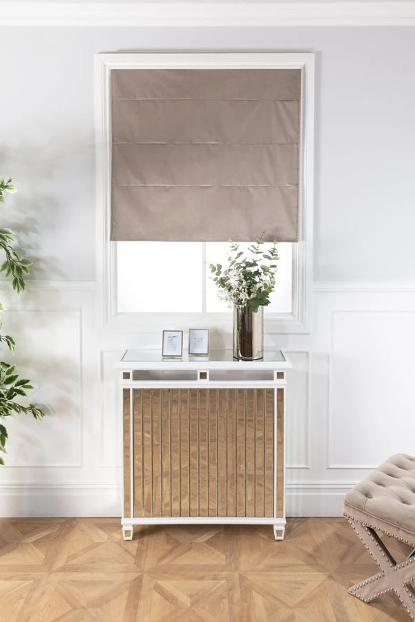 Leonore Small Mirrored Radiator Cover 3 Leonore Small Mirrored Radiator Cover