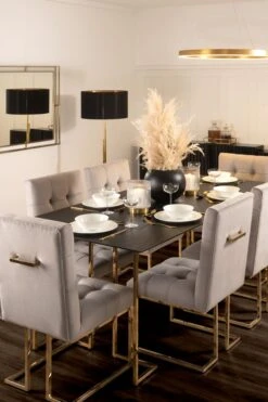 Lorenzo Dining Chair - Dove Grey 9 Lorenzo Dining Chair - Dove Grey -Furniture Sale Store lorenzo table edited web 1