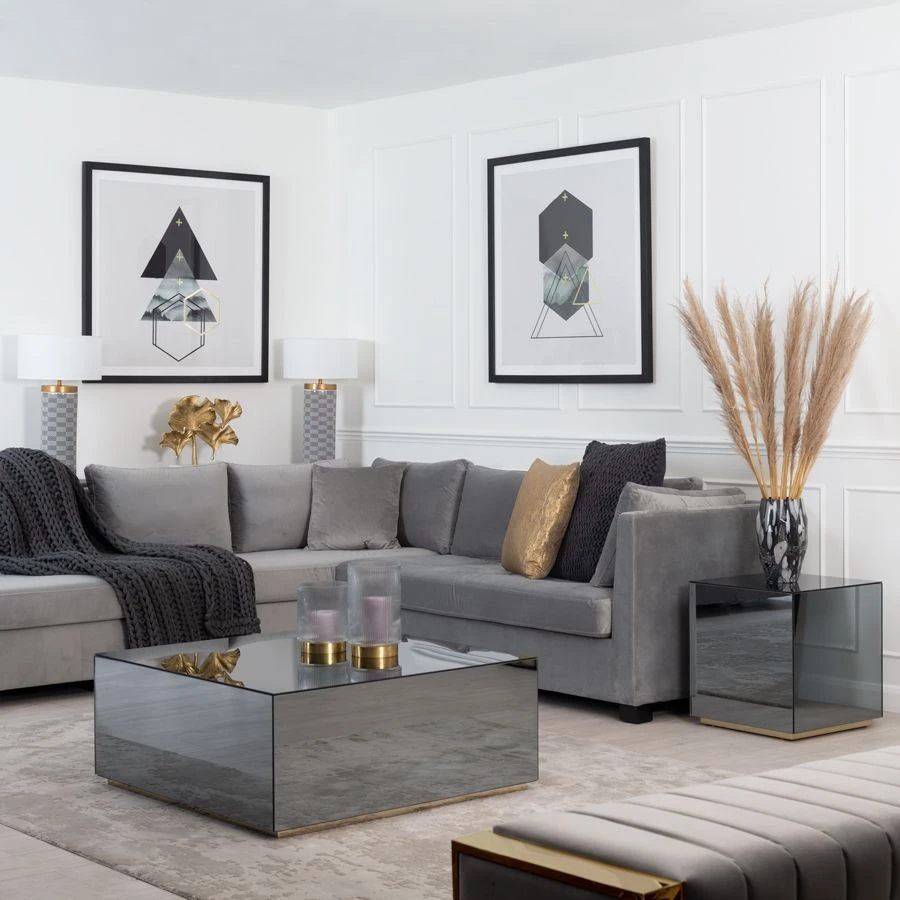 Hallie Smoked Mirror Cube 4 Hallie Smoked Mirror Cube - Image 2