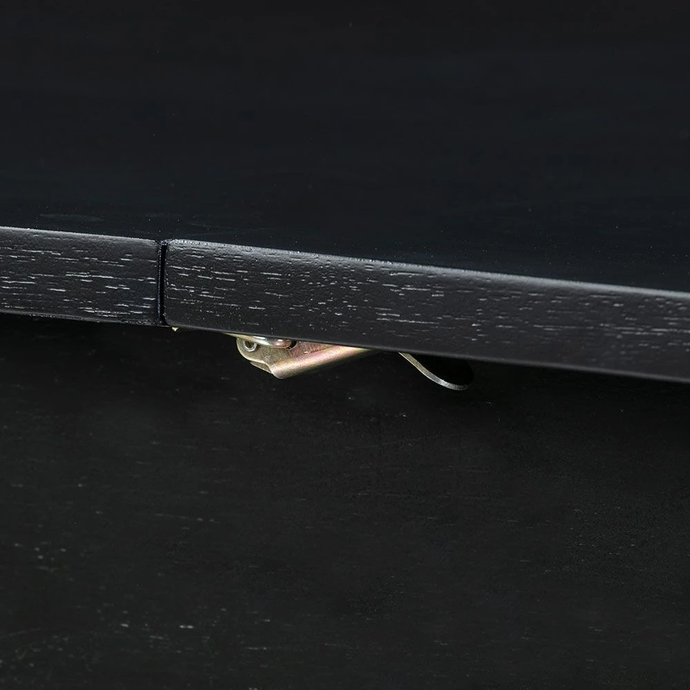 Capri Black Extending Dining Table 8 Capri Black Extending Dining Table - Image 6