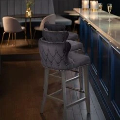 Margonia Bar Stool – Storm Grey With Pewter Legs 7 Margonia Bar Stool – Storm Grey With Pewter Legs -Furniture Sale Store margonia barstool storm grey pewter legs 1x1 webready 1
