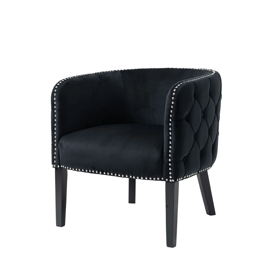 Margonia Tub Chair - Black 3 Margonia Tub Chair - Black