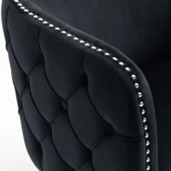 Margonia Tub Chair - Black 9 Margonia Tub Chair - Black -Furniture Sale Store margonia tub chair black detail 2 web