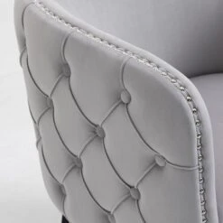Margonia Tub Chair - Dove Grey 9 Margonia Tub Chair - Dove Grey -Furniture Sale Store margonia tub chair grey detail web