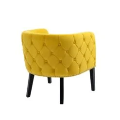 Margonia Tub Chair - Mustard -Furniture Sale Store margonia tub chair mustard cutout 2 web