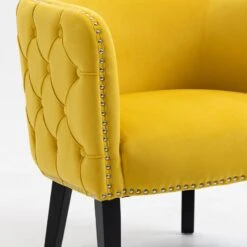 Margonia Tub Chair - Mustard -Furniture Sale Store margonia tub chair mustard detail 1 web