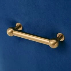 Mason Bar Stool - Navy Blue - Brushed Gold Legs -Furniture Sale Store mason barstool 961 web 4