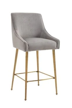 Mason Bar Stool - Dove Grey - Brushed Gold Legs -Furniture Sale Store mason barstool 962 web 2