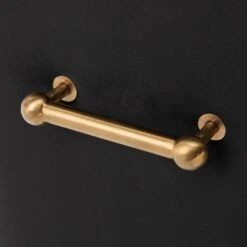 Mason Bar Stool - Black - Brushed Gold Legs -Furniture Sale Store mason barstool 963 web 4