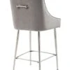 Mason Bar Stool - Dove Grey - Shiny Silver Legs 1 Mason Bar Stool - Dove Grey - Shiny Silver Legs -Furniture Sale Store mason barstool 964 web 3