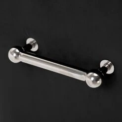 Mason Bar Stool - Black - Shiny Silver Legs -Furniture Sale Store mason barstool 965 web 4