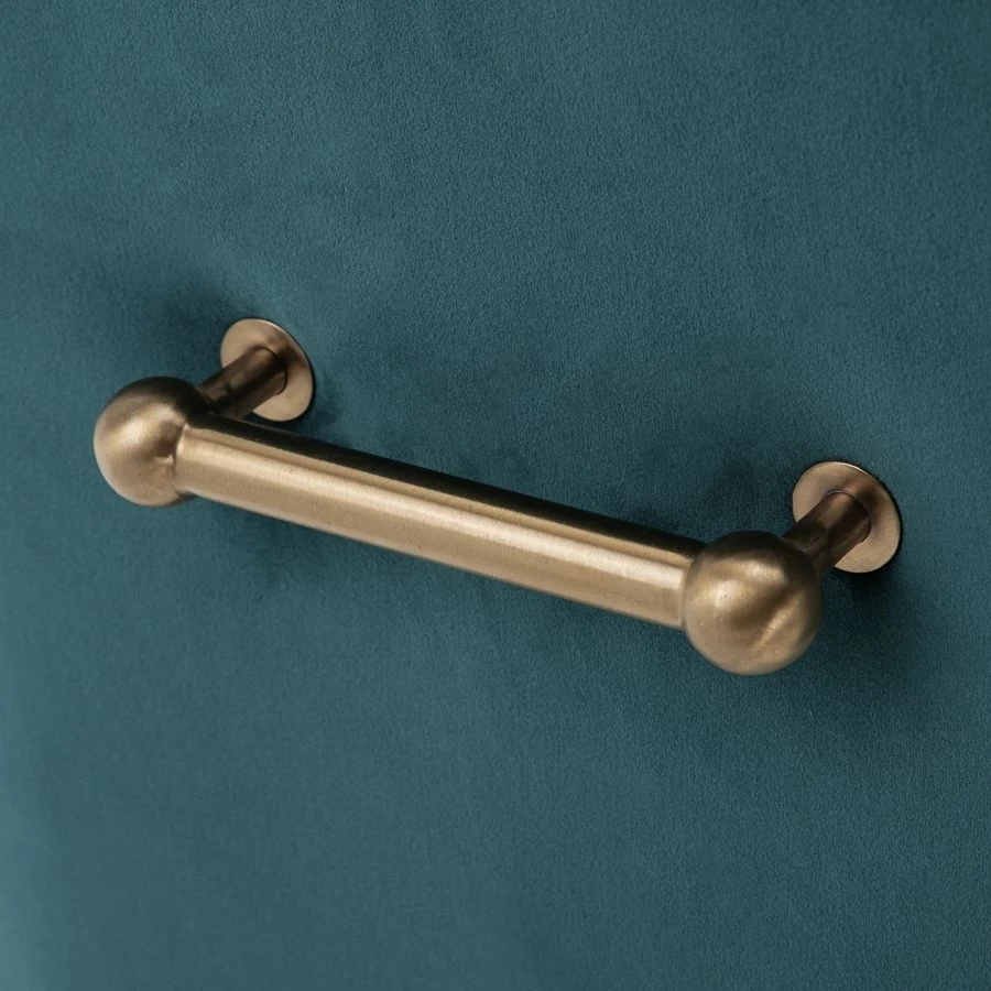 Mason Bar Stool - Peacock - Brushed Gold Legs 6 Mason Bar Stool - Peacock - Brushed Gold Legs - Image 4